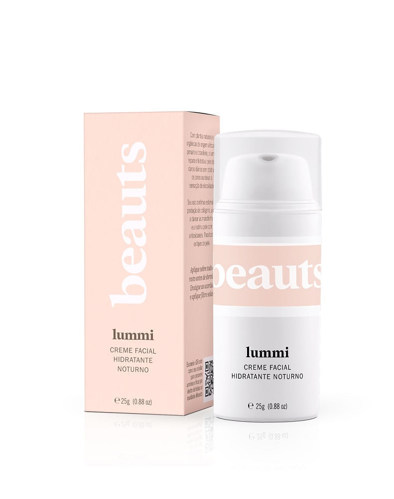 Hidratante Facial Noturno Lummi 25g - Beauts