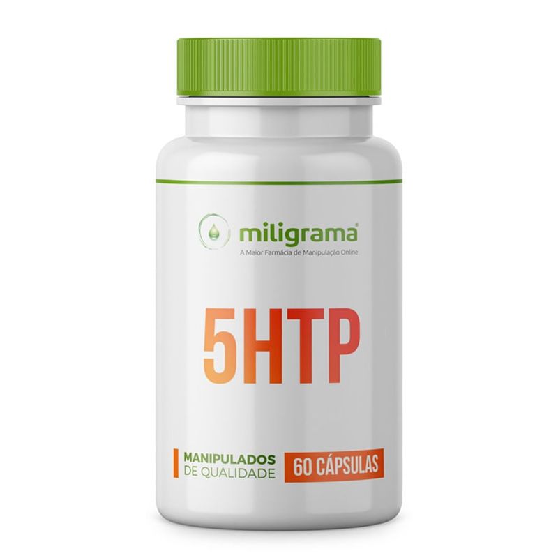 5 Htp 100mg 60 Cápsulas Griffonia Simplicifolia Dor Mais Saúde