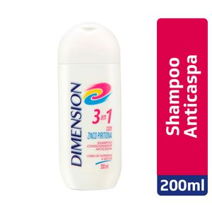 Shampoo Dimension 3 em 1 Anticaspa Secos