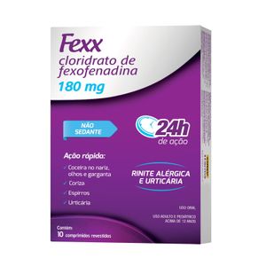 Fexx 180Mg 10 Comprimidos