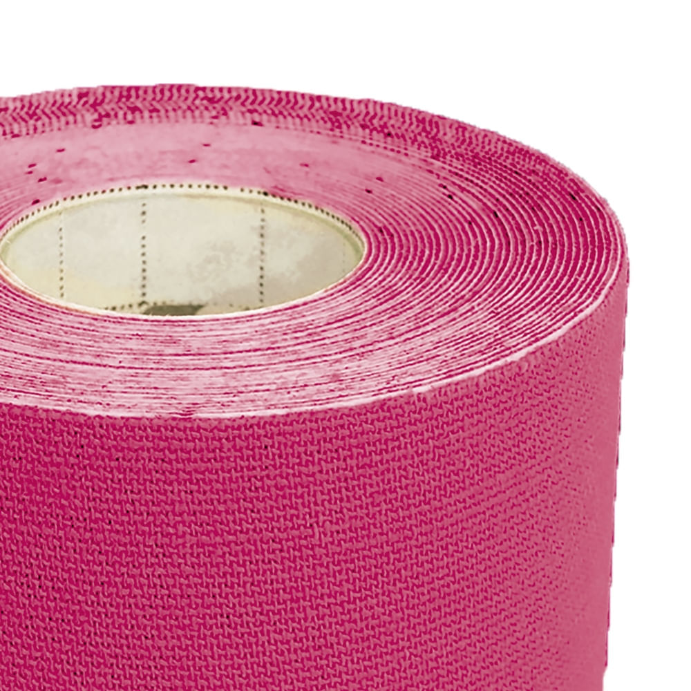 Fita Kinésio Rolo 5cmx5m Rosa Multi Saúde - HC028 - D'Or Mais Saúde