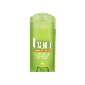 Ban Deo Solid Invisible Sweet Simplicity Laranja - Desodorante 73g