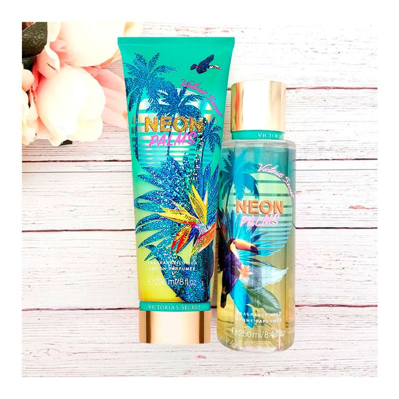 Victoria secret neon online palms lotion