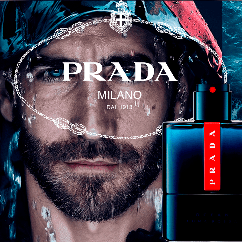 Prada Luna Rossa Ocean Eau De Toilette - Perfume Masculino - D'Or