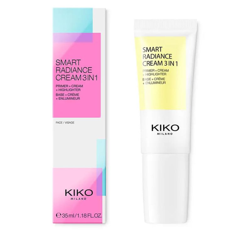 Kiko Smart Radiance Cream 3 in 1 - Hidratante, primer e iluminador