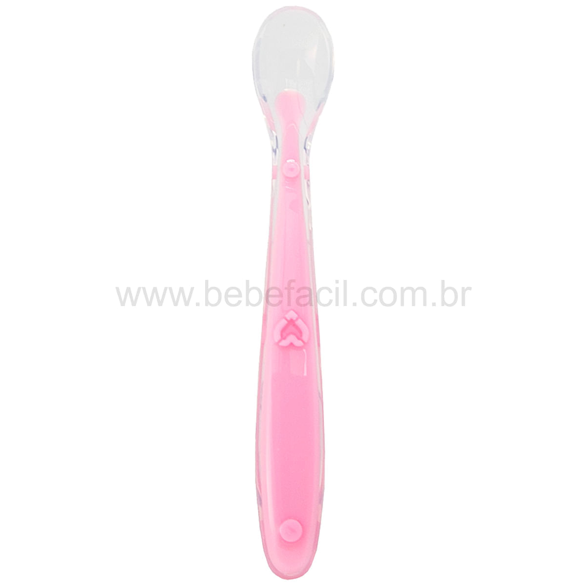 BUBA13916 KIT COLHER SILICONE BABY 2 P S ROSA LILAS D Or Mais Sa de