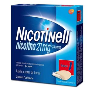 Nicotinell Ades 21MG 24Horas 7 Adesivos