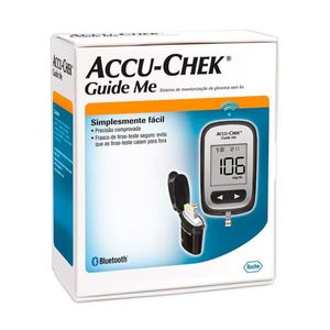 Monitor de Glicemia Accu-Chek Guide Me + Tiras 10 Unidades