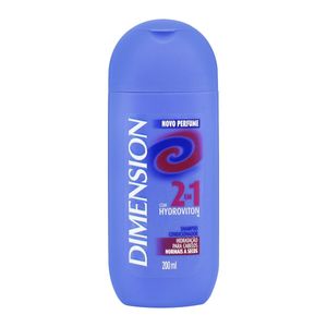 Shampoo Dimension Hidratação 2 em 1 Cabelos Secos 200ml