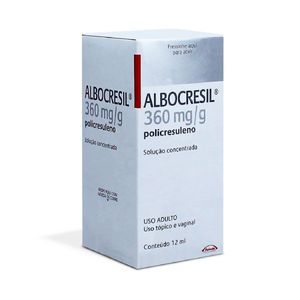 Albocresil 360mg Solução 12ml
