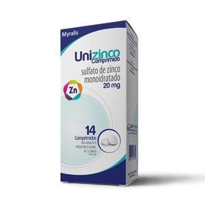 Unizinco 20mg 14 Comprimidos