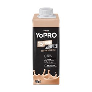 Bebida Láctea Yopro Danone High Protein Coco com Batata Doce 250ml
