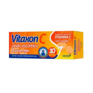 Vitaxon C 1g Sabor Laranja 10 Comprimidos Efervescentes
