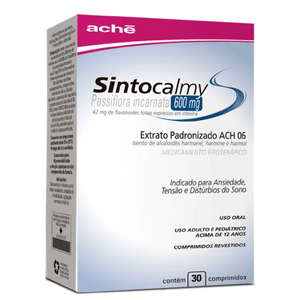 Sintocalmy 600mg 30 Comprimidos Revestidos