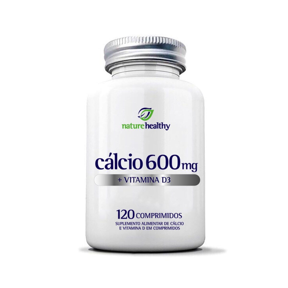 Cálcio 600 + Vitamina D3 200UI Nature Healthy 120 Comprimidos - D'Or ...