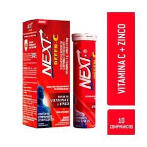 Next Vita-C +Zinco 10 Comprimidos Efervescentes