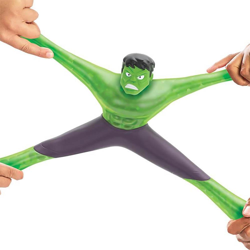 Goo Jit Zu Boneco Elástico que Estica Hulk Marvel Sunny na Tyzu Toys