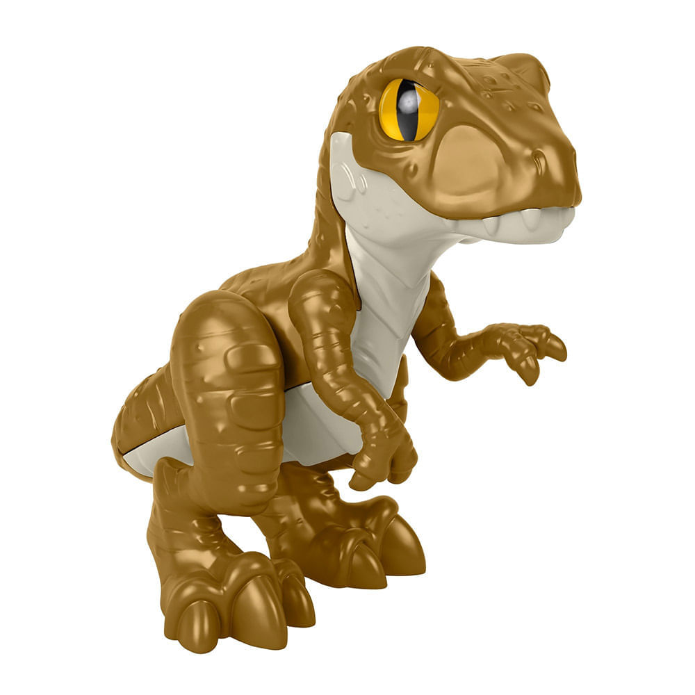 Mattel Imaginext Jurassic World Dinossauro Brinquedo T-Rex Ação de luta