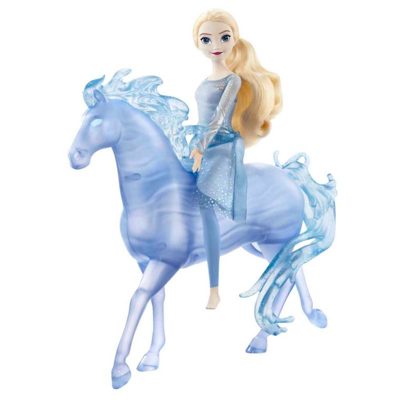 Conjunto - Disney Frozen - Boneca Elsa e Nokk - Mattel