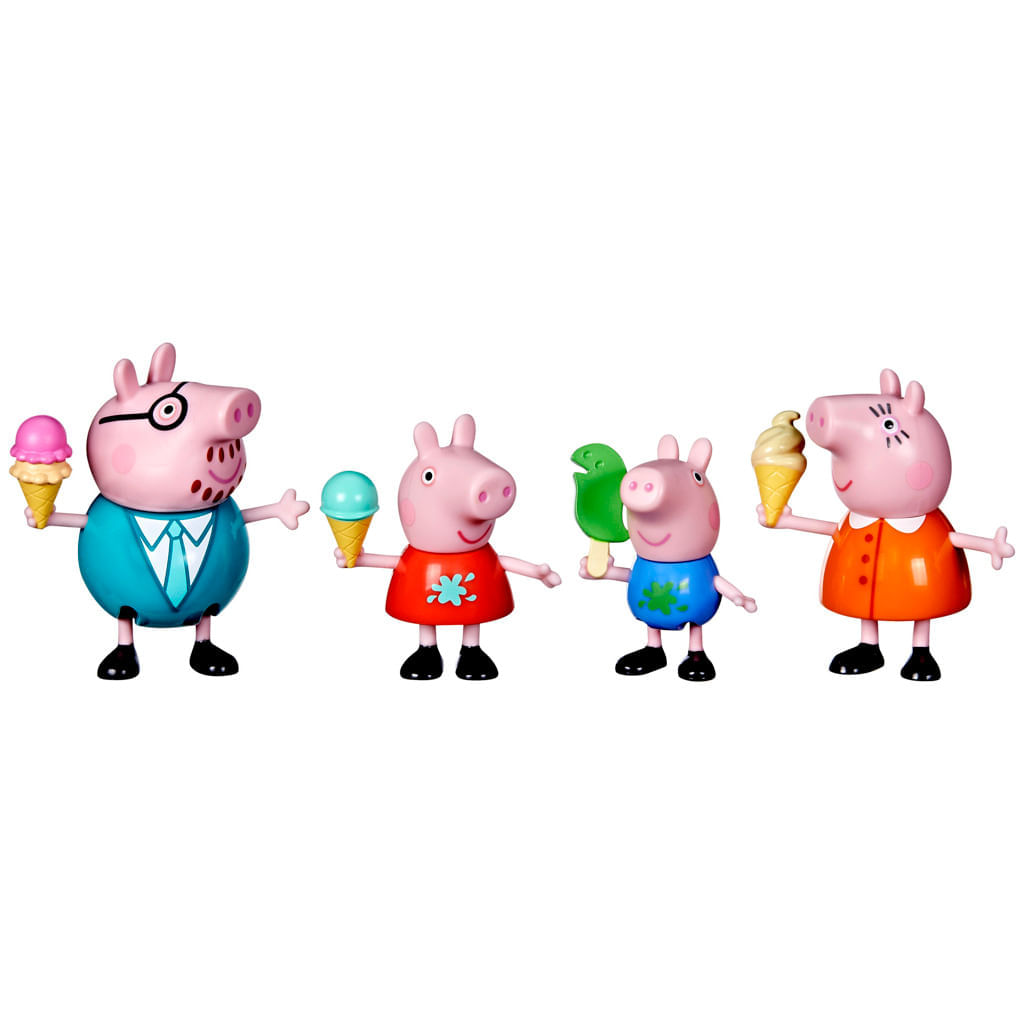 Conjunto de Figuras - Peppa Pig - Carrinho de Sorvete da Peppa