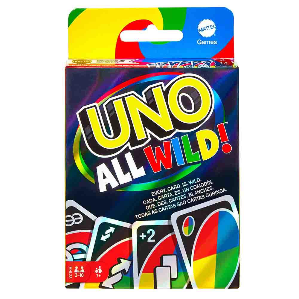 Jogo de Cartas - Uno All Wild - Uno - 112 cartas - 02 a 10 Jogadores -  Mattel - D'Or Mais Saúde