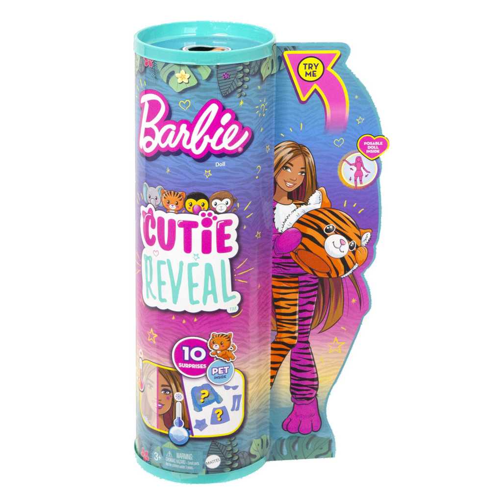 Barbie Cutie Reveal - Série Selva - Mattel