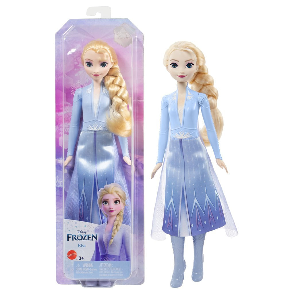 Disney Frozen Boneca Elsa Mini Articulada Original Mattel