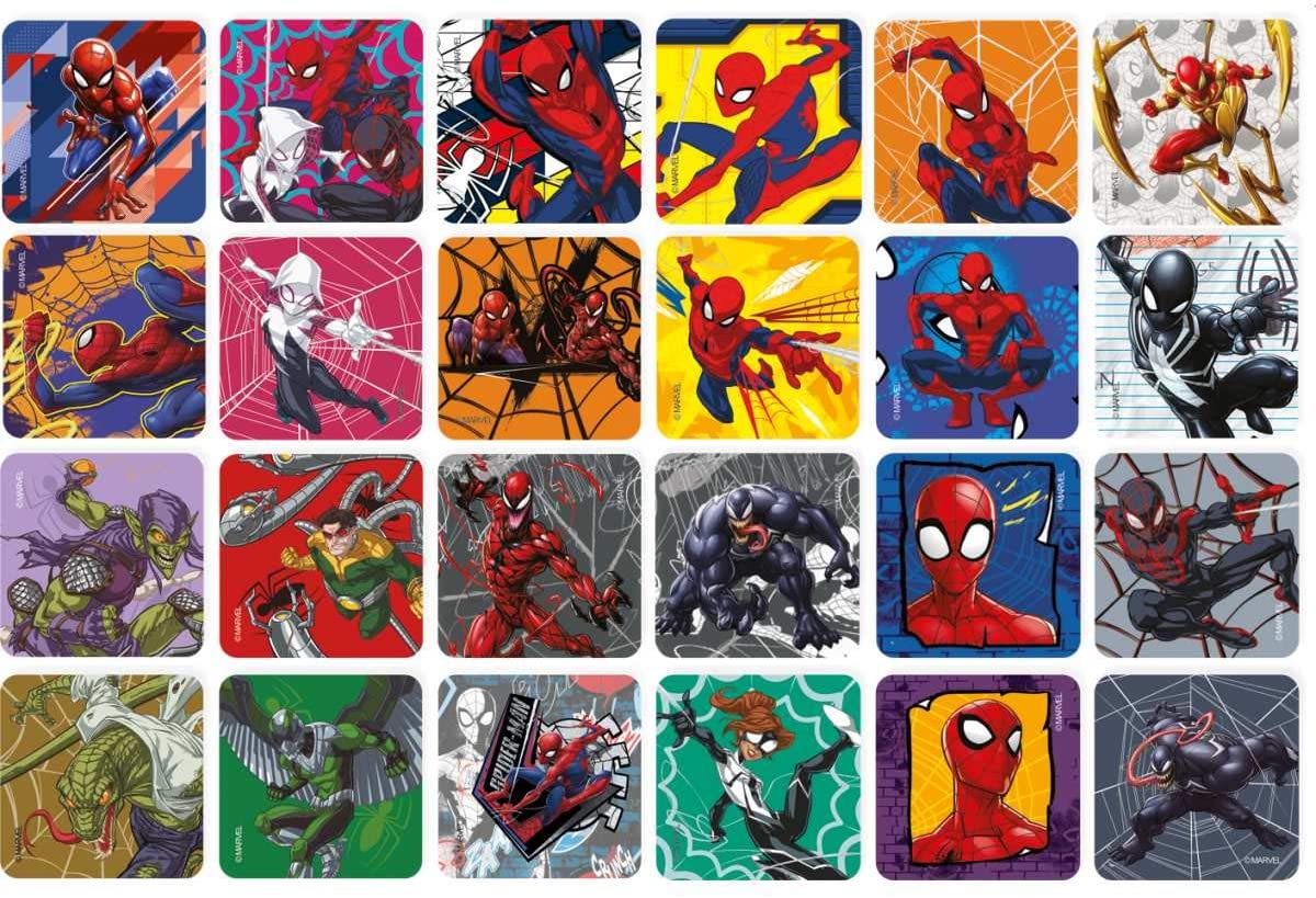 Jogo de Memória Homem Aranha Marvel 24 Pares - Pedagógica - Papelaria,  Livraria, Artesanato, Festa e Fantasia