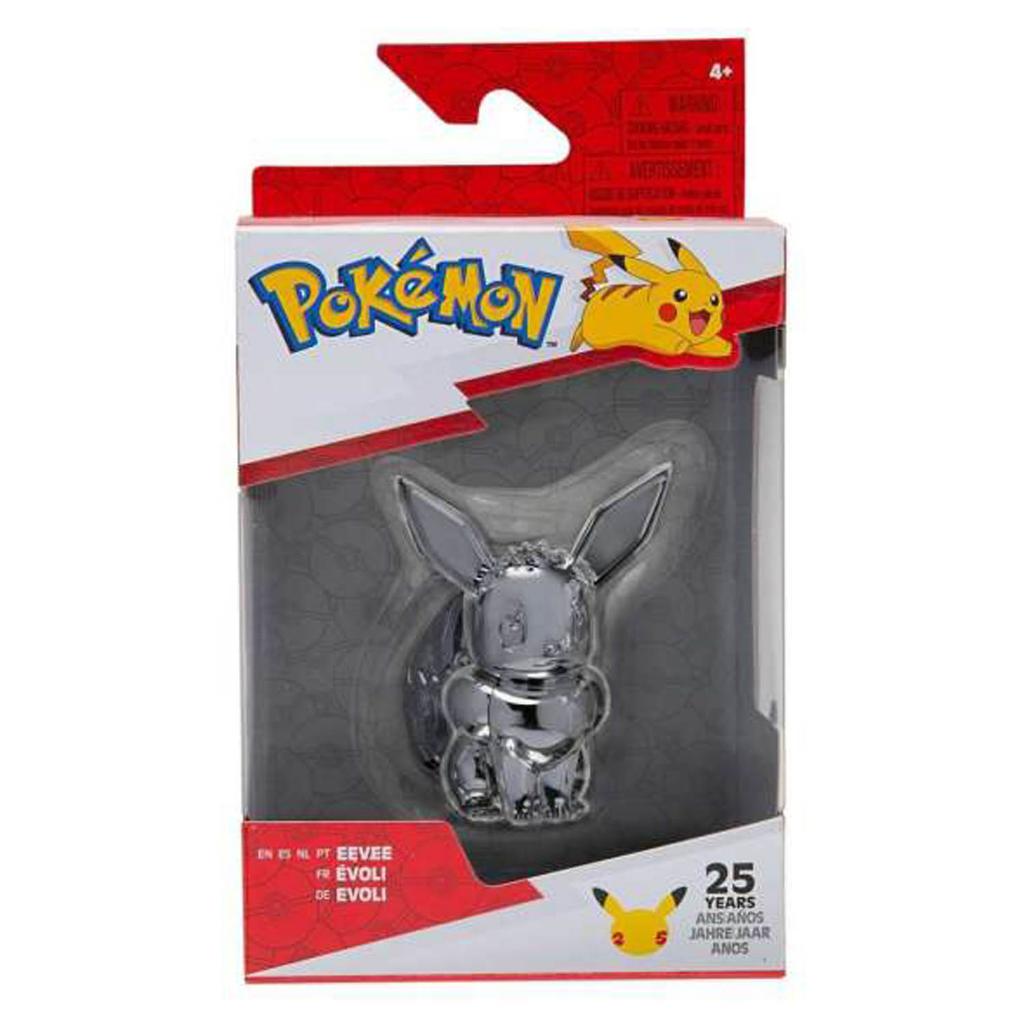 Mini Figura - Pokémon - Eevee - com Som - Sunny - Ri Happy