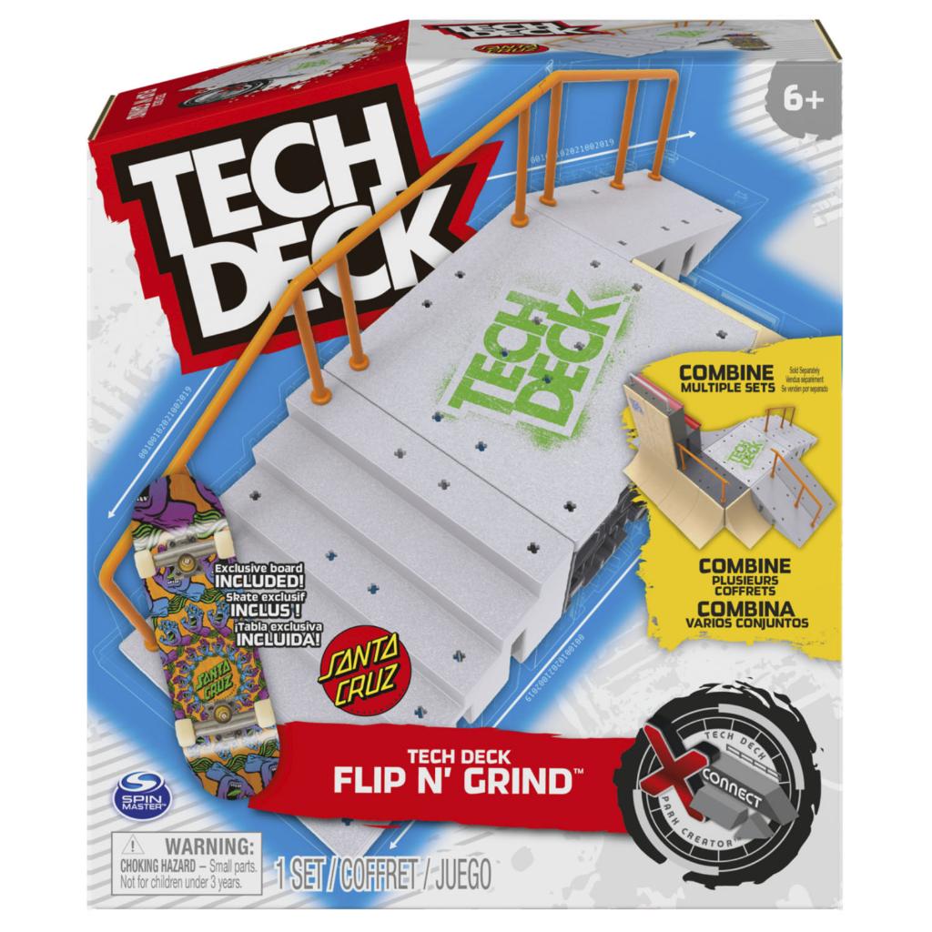 Tech Deck - Skate De Dedo E Rampa Park - Sunny - Flip N' Grind