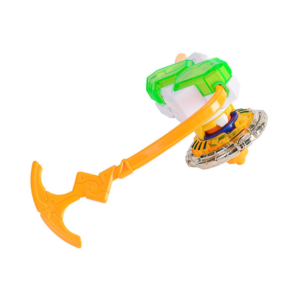 Beyblade C/ Lançador Peão Batalha Infinity Nado Pião Rápido