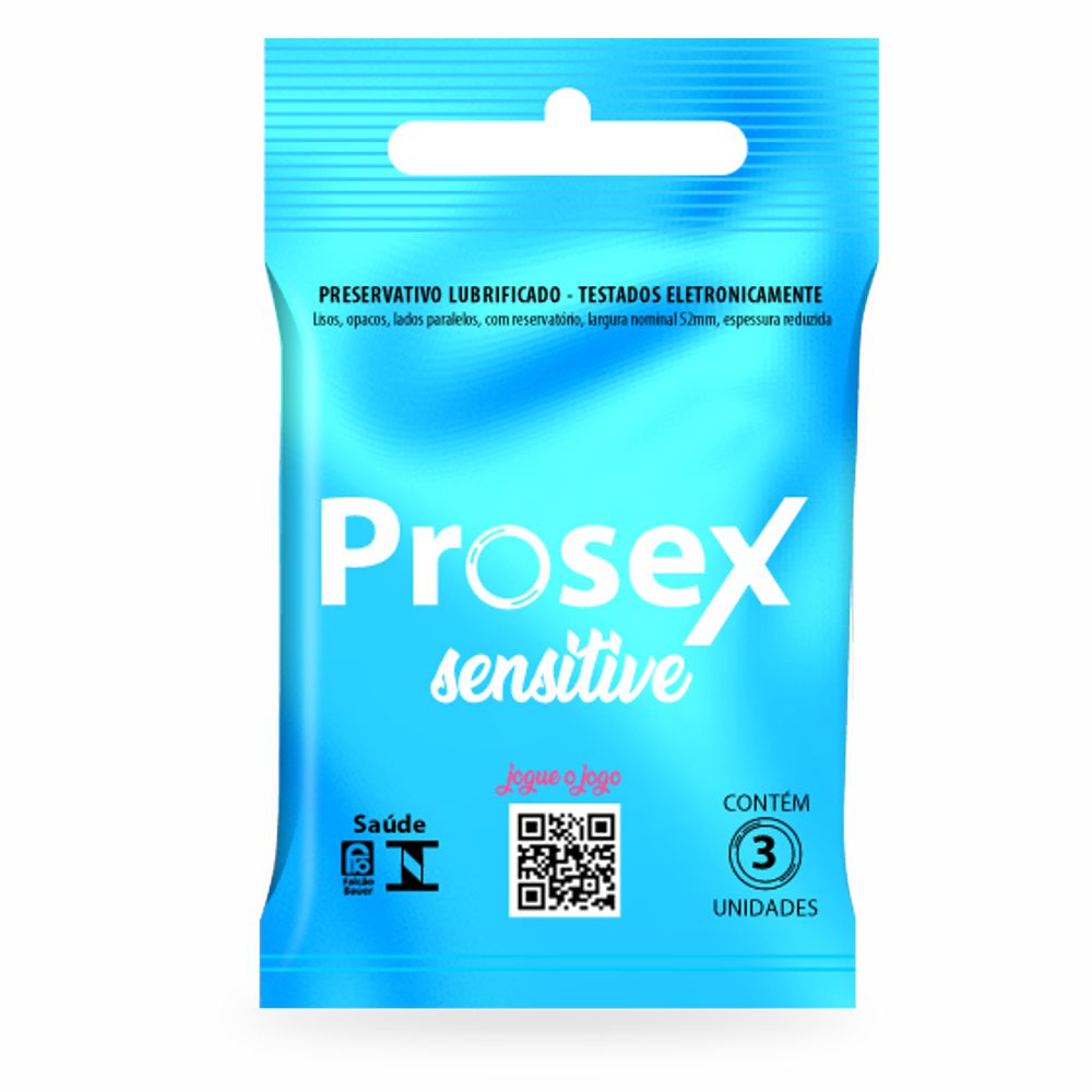 Camisinha Prosex Sensitive Premium 3 unidades