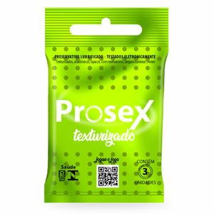 Preservativo Prosex Texturizado Premium 3 Unidades