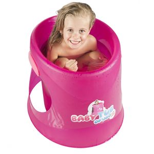 Banheira Babytub Ofurô Cristal - 1 a 6 Anos - Fluor Pink - Baby Tub