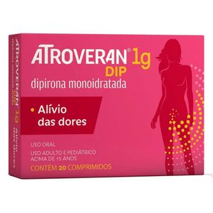 Atroveran DIP (Dipirona 1g) C/ 20 Comprimidos