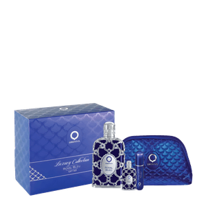 Orientica Kit Royal Bleu Edp 80ml + Miniatura 7,5ml + Atomizer + Necessaire