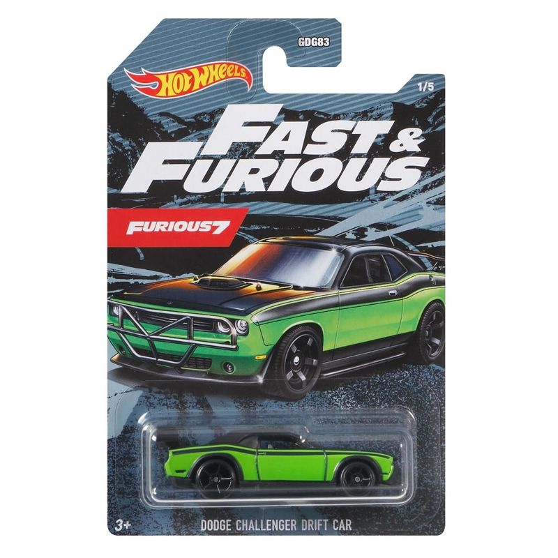 Mini Veículo - Hot Wheels Collector - Velozes E Furiosos - Dodge Challenger  Drift Car - Mattel