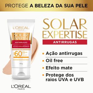 Protetor Solar Expertise Facial Antirrugas Fps60 40gr Cor Loreal