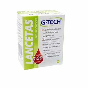 Lancetas G-tech 100 Unidades