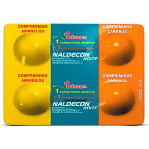 Naldecon Noite 400mg/20mg/400mg/4mg 4 Comprimidos