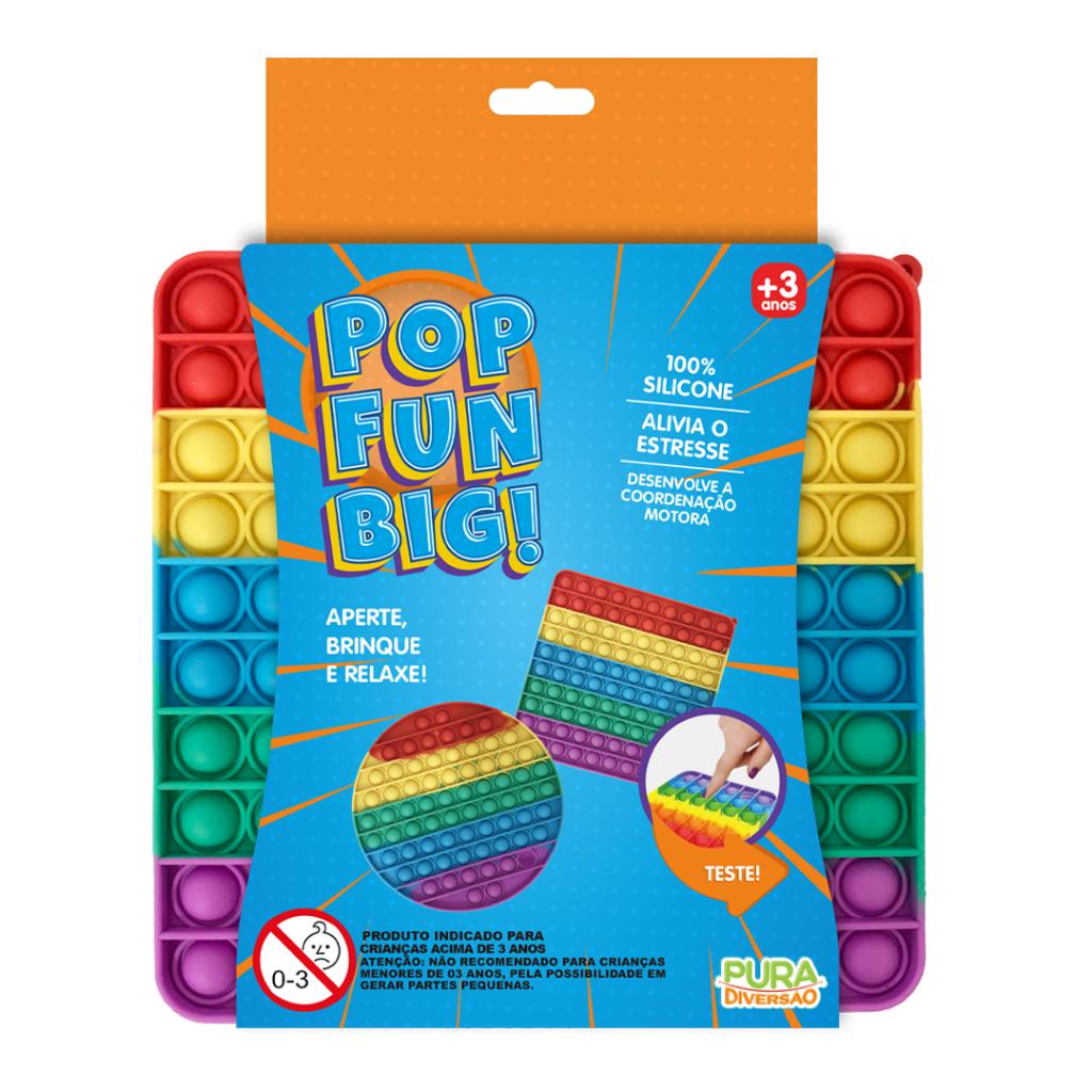 Brinquendo de Atividades - Pop Fun - Super - Dino - Colorido - Yes Toys