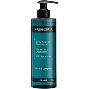 Principia Gel de Limpeza Skincare 13% Tensoativos + 2% Ácido salicílico + 5% Glicerina com 350ml