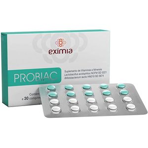 Suplemento Vitamínico Exímia Probiac com 30+30 comprimidos
