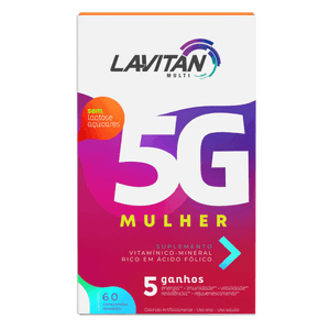 Suplemento Vitamínico Lavitan 5G Mulher 60 comprimidos Revestidos