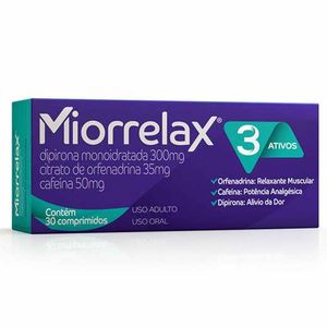 Miorrelax Com 30 comprimidos
