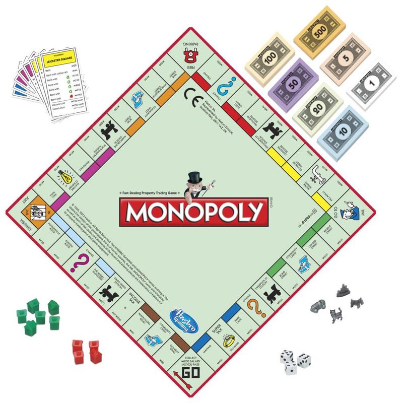 Jogo de Tabuleiro Compacto - Monopoly Grab e Go - Hasbro - D'Or Mais Saúde