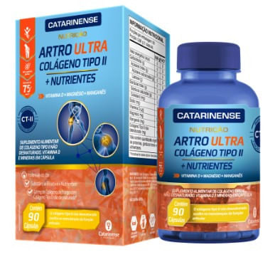 Artro Ultra Colágeno Tipo II + Nutrientes 90 Cápsulas - D'Or Mais