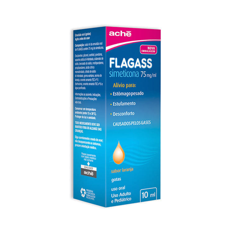 Flagass 75mg Gotas 10ml