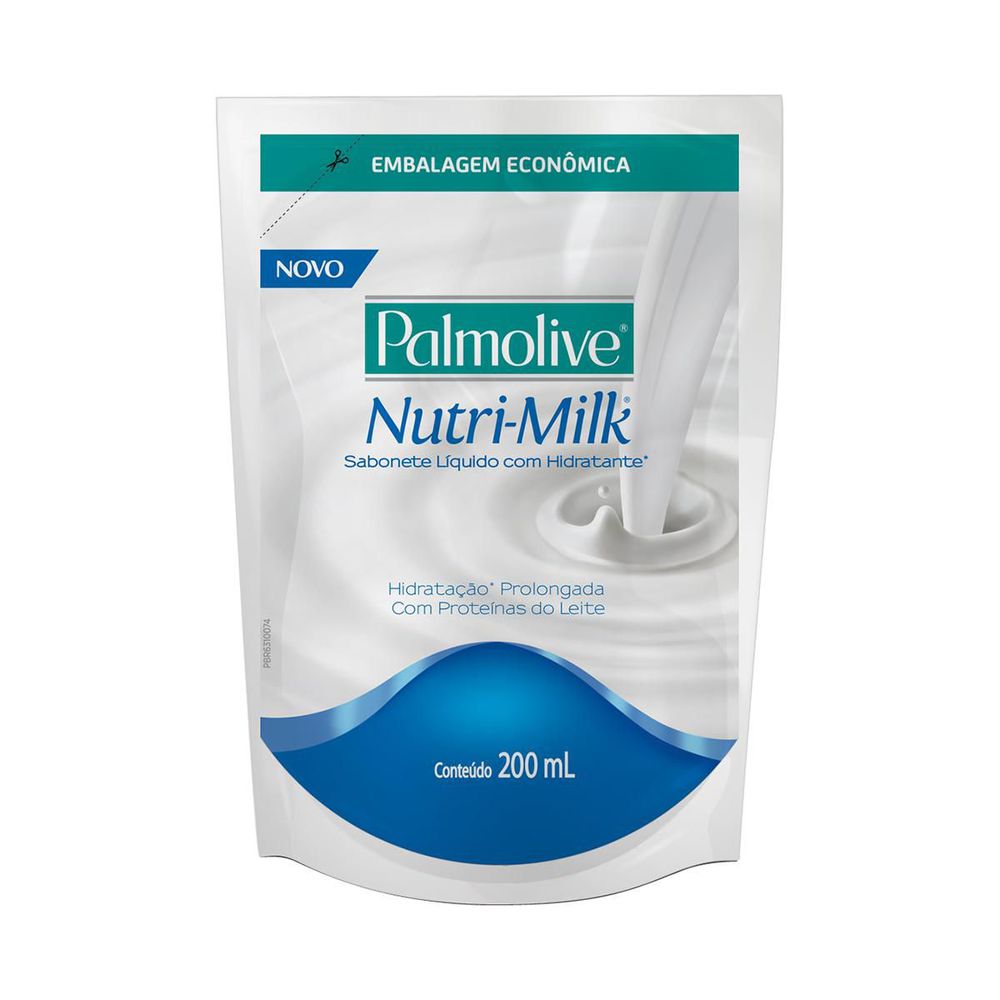 Sabonetes líquido Palmolive Nutri-Milk e Naturals 