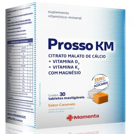 PROSSO KM TABLETES MASTIGAVEL CARAMELO x 30